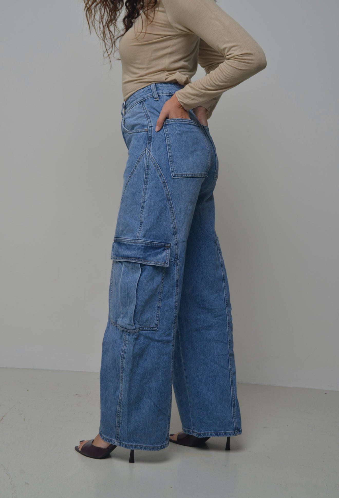 Jeans balloon tasche