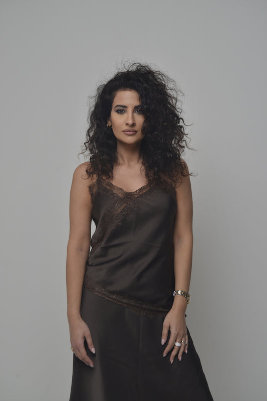 Top Lingerie con pizzo