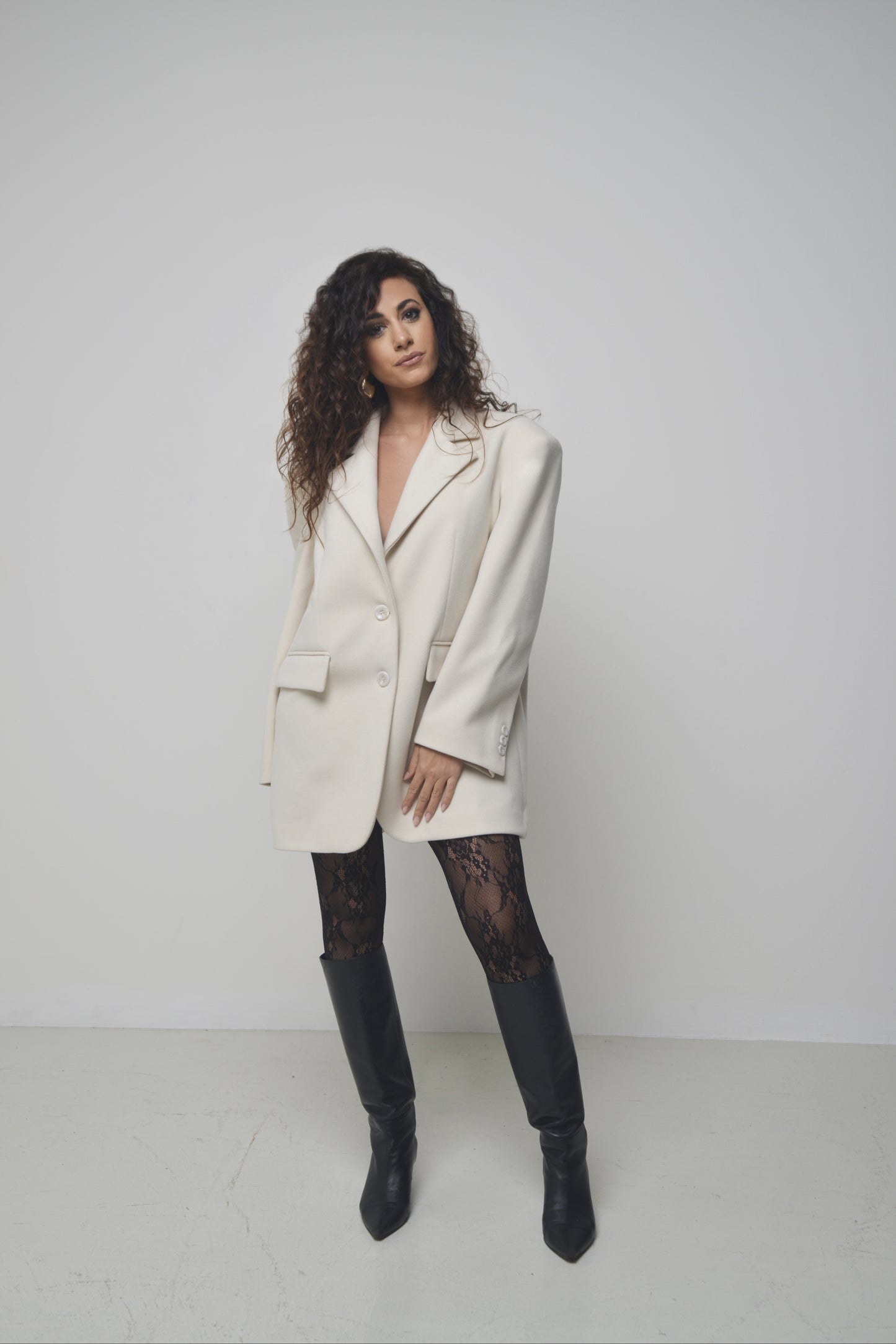 Cappotto stile blazer oversize Ninèe