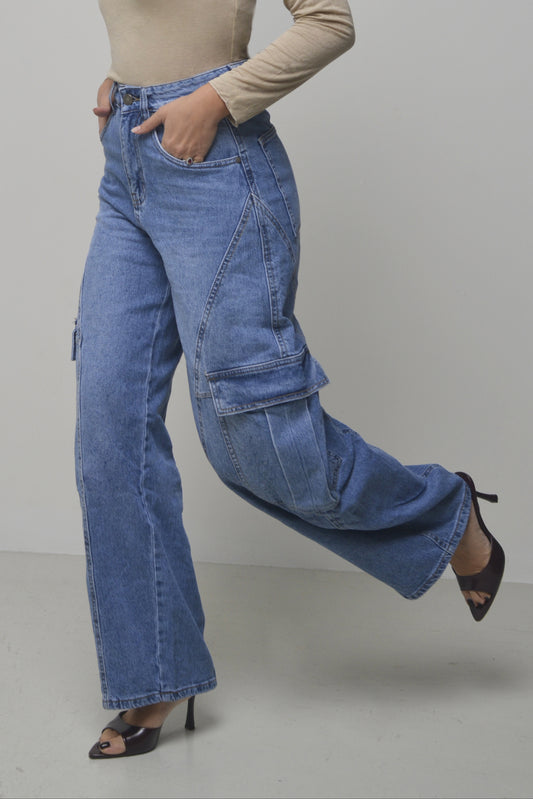 Jeans balloon tasche