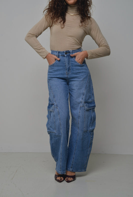 Jeans balloon tasche